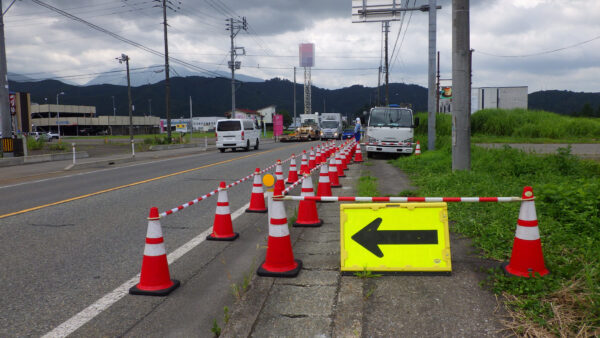 魚沼市原虫野地内 路肩工事事例